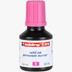 edding T 25 Nachfülltinte für Permanentmarker rosa, 30 ml (Art.-Nr.: 4-T25009)