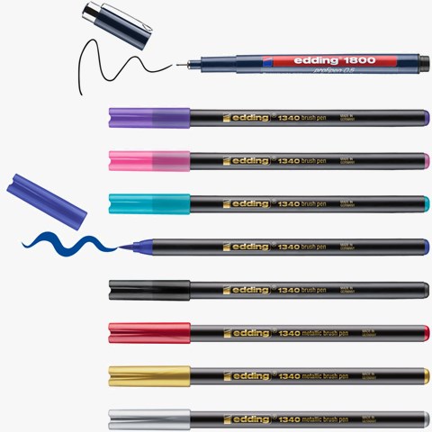 edding 1340 edding Happy Lettering Set (Art.-Nr.: 4-1340-9-S2)