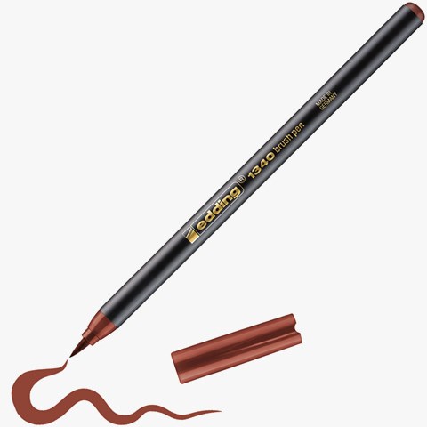 edding 1340 Pinselstift braun, Pinselspitze 1-3 mm (Art.-Nr.: 4-1340007)