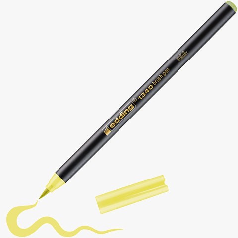 edding 1340 Pinselstift honeydew melon, Pinselspitze 1-3 mm (Art.-Nr.: 4-1340083)