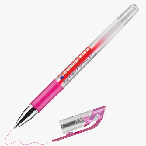 edding 2185 Gelroller rosa, Rollerspitze 0,7 mm (Art.-Nr.: 4-2185009)