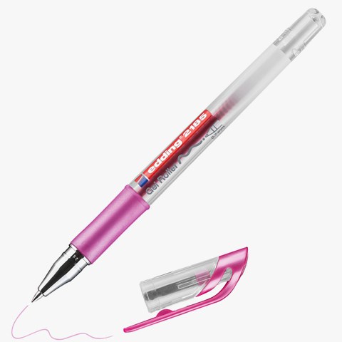 edding 2185 Gelroller pink-metallic, Rollerspitze 0,7 mm (Art.-Nr.: 4-2185079)