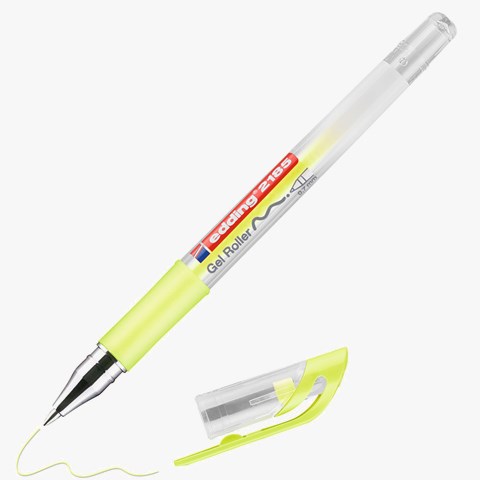 edding 2185 Gelroller pastellgelb, Rollerspitze 0,7 mm (Art.-Nr.: 4-2185135)