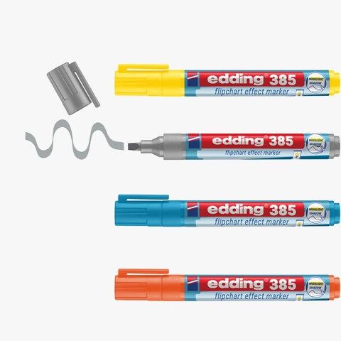 edding 385 Flipchart Effektmarker 4St Set (Art.-Nr.: 4-385-4)