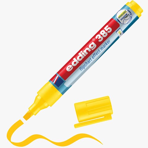 edding 385 Flipchart Effektmarker gelb (Art.-Nr.: 4-385005)