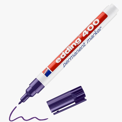 edding 400 Permanentmarker violett, Rundspitze 1 mm (Art.-Nr.: 4-400008)