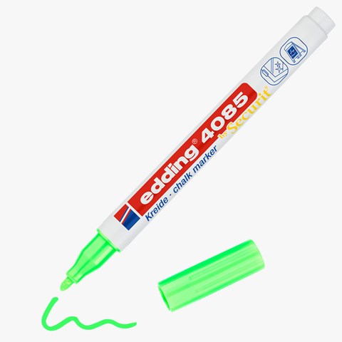 edding 4085 Kreidemarker neongrün, Rundspitze 1-2 mm (Art.-Nr.: 4-4085064)