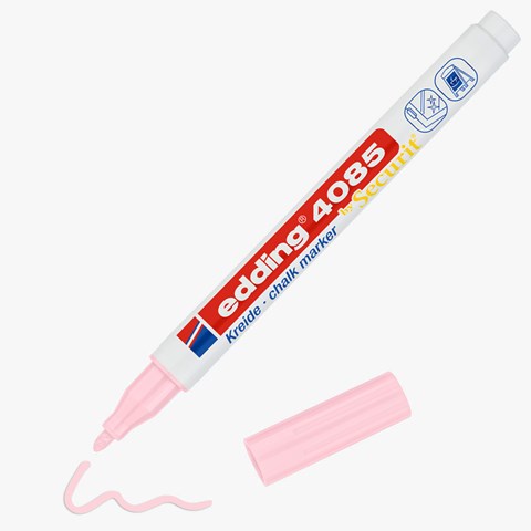 edding 4085 Kreidemarker pastellrosa, Rundspitze 1-2 mm (Art.-Nr.: 4-4085138)