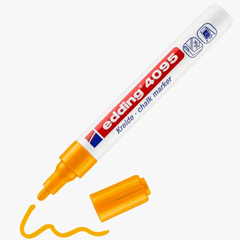 edding 4095 Kreidemarker neonorange, Rundspitze 2-3 mm (Art.-Nr.: 4-4095066)