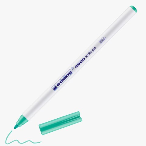 edding 4600 Textilstift blassgrün, Rundspitze 1 mm (Art.-Nr.: 4-4600034)