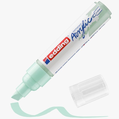 edding 5000 Acrylmarker breit mild mint, Keilspitze 5-10 mm (Art.-Nr.: 4-5000928)
