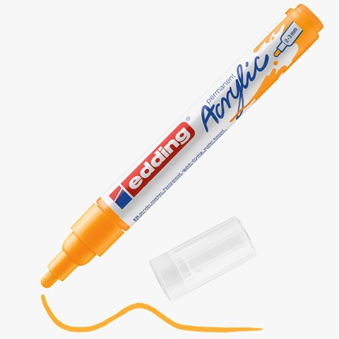 edding 5100 Acrylmarker medium sonnengelb, Rundspitze 2-3 mm (Art.-Nr.: 4-5100906)