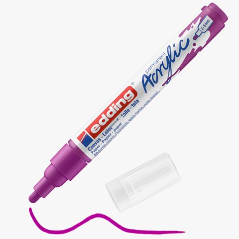 edding 5100 Acrylmarker medium beere, Rundspitze 2-3 mm (Art.-Nr.: 4-5100910)