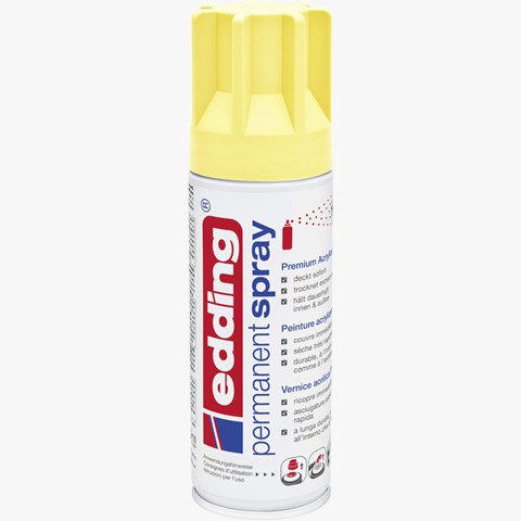 edding 5200 Permanentspray pastellgelb matt (Art.-Nr.: 4-5200915)