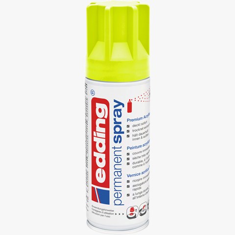 edding 5200 Permanentspray neongelb matt (Art.-Nr.: 4-5200965)