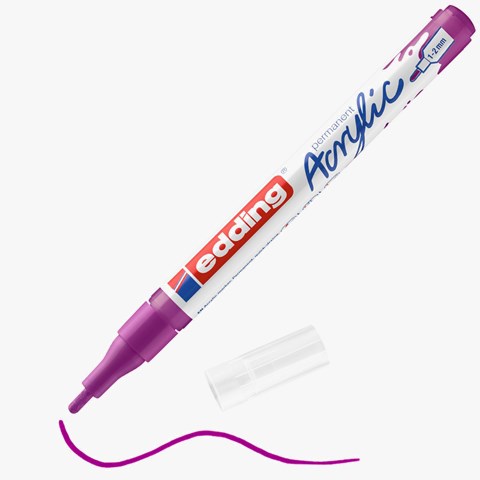 edding 5300 Acrylmarker fein beere, Rundspitze 1-2 mm (Art.-Nr.: 4-5300910)
