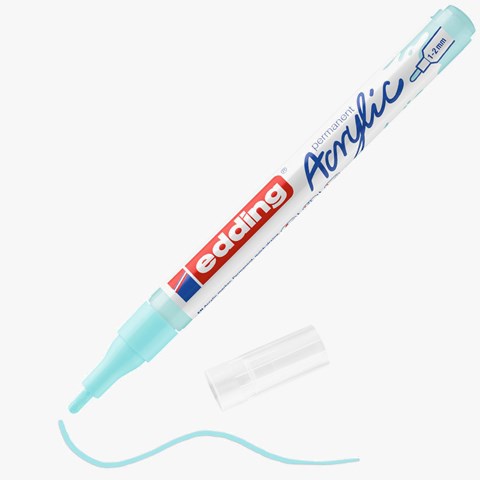 edding 5300 Acrylmarker fein pastellblau, Rundspitze 1-2 mm (Art.-Nr.: 4-5300916)