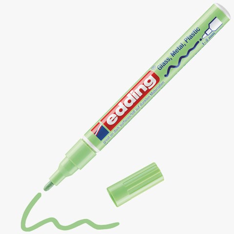 edding 751 creative Glanzlack-Marker pastellgrün, Rundspitze 1-2 mm (Art.-Nr.: 4-751-9-137)