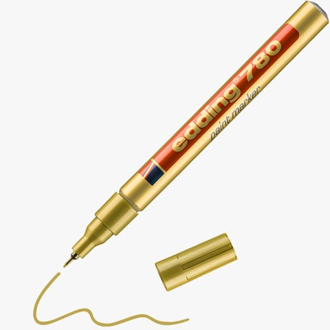edding 780 Lackmarker gold, Rundspitze 0,8 mm (Art.-Nr.: 4-780053)