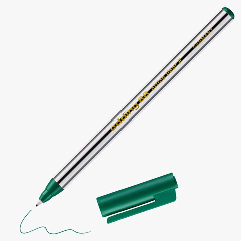 edding 88 F Office Fineliner F grün, Rundspitze 0,6 mm (Art.-Nr.: 4-88004)