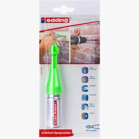 edding 8870 Bohrloch Spraymarker 50mm neongrün (Art.-Nr.: 4-8870-1-1064)