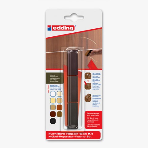 edding 8901 Möbel-Reparatur-Wachs-Set Kolonial (Art.-Nr.: 4-8901-1-4607)