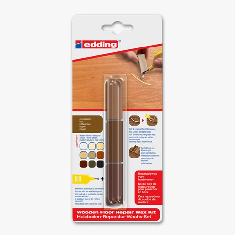 edding 8902 Holzboden-Reparatur-Wachs-Set nussbaum (Art.-Nr.: 4-8902-1-4602)