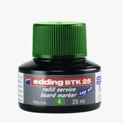 edding BTK 25 Nachfülltinte für Whiteboardmarker grün, 25 ml (Art.-Nr.: 4-BTK25004)