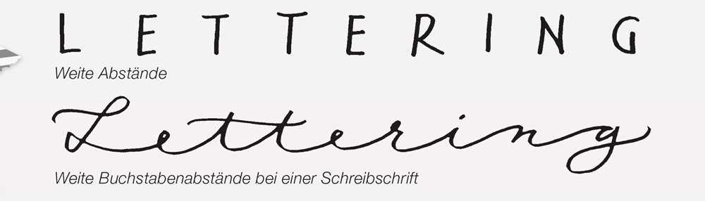 Buchstabenabstände