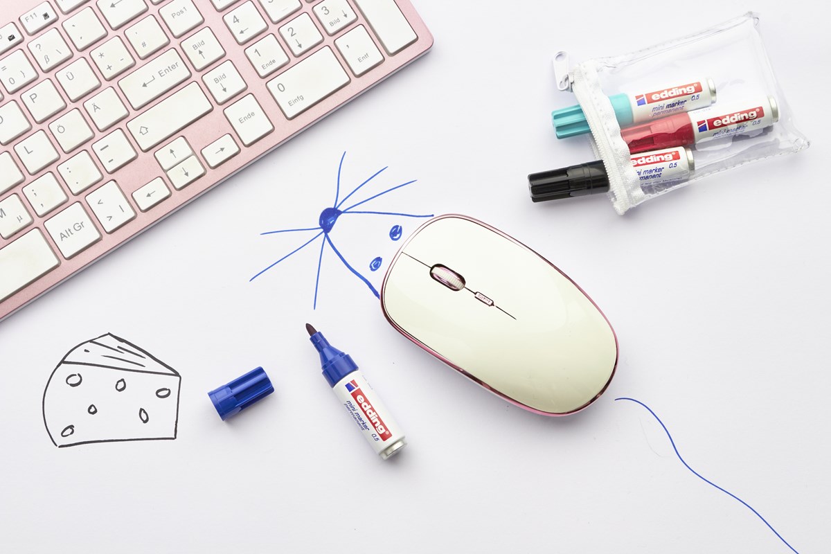 edding 0.5 Permanentmarker 4er Set (Blister) sortiert, Rundspitze 1,5-3 mm (Art.-Nr.: 4-05-4-1)