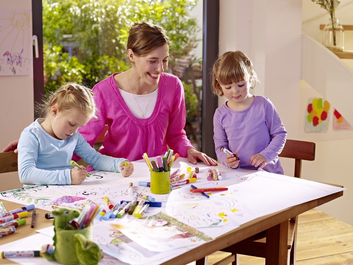 edding 14 FUNTASTICS Kinderfasermaler Grün, Rundspitze 3 mm (Art.-Nr.: 4-14004)