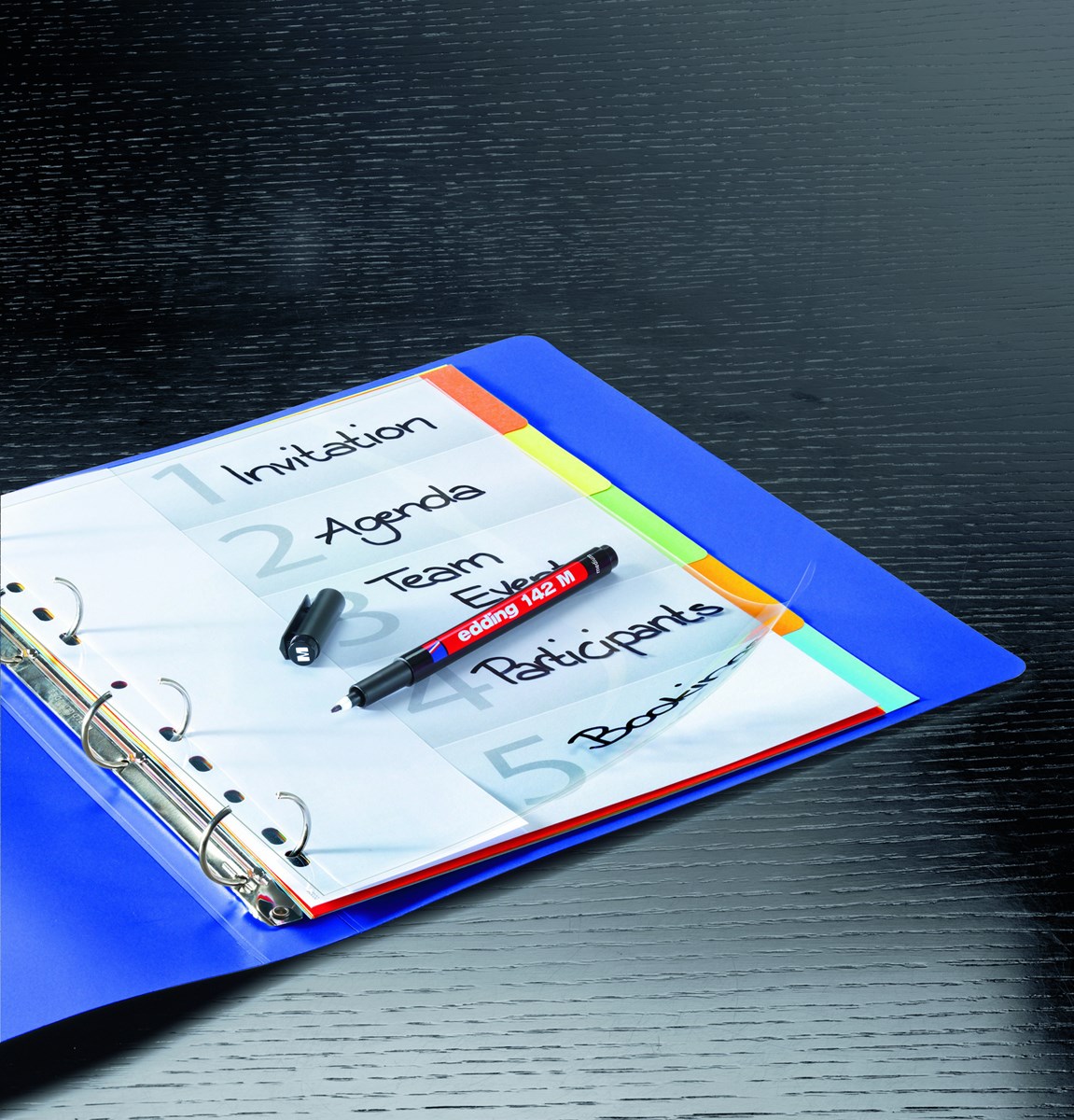 edding 142 M Permanenter Folienschreiber schwarz, Rundspitze 1 mm (Art.-Nr.: 4-142001)