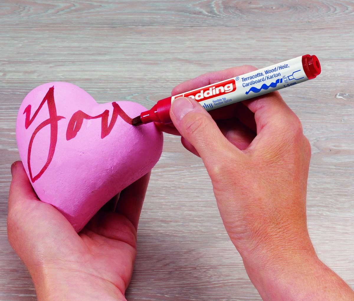 edding 1455 Kalligrafiemarker Schwarz, Spitze 1-5 mm (Art.-Nr.: 4-1455001)