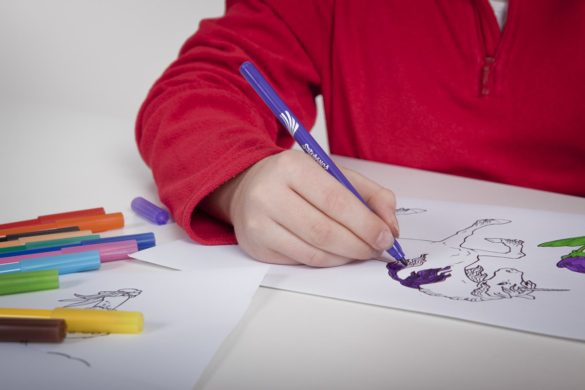 edding 15 FUNTASTICS Kinderfasermaler 12er Set sortiert, Rundspitze 1 mm (Art.-Nr.: 4-15-12)