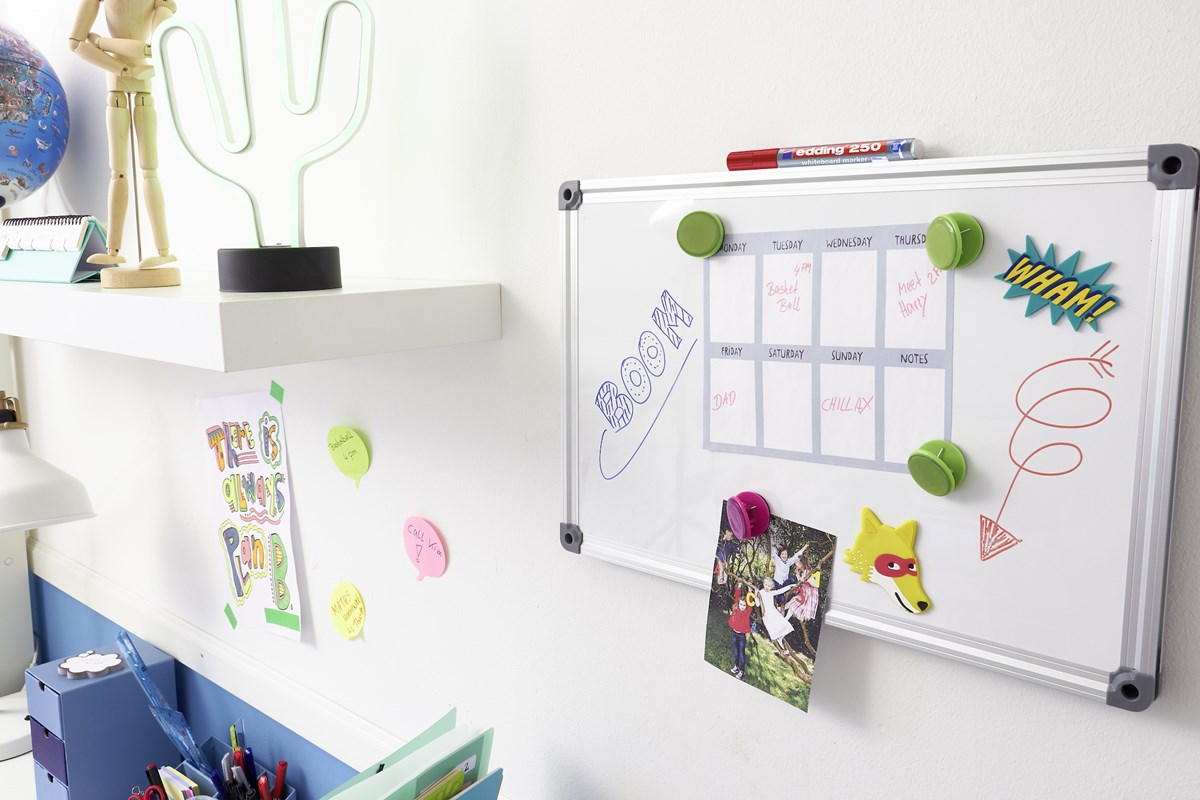 edding 250 Whiteboardmarker 4er Set sortiert, Rundspitze 1,5-3 mm (Art.-Nr.: 4-250-4-2)