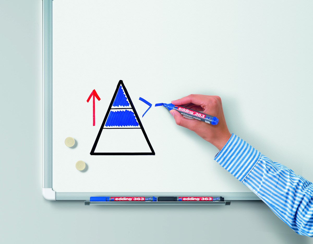 edding 363 Whiteboardmarker 8er Set sortiert, Keilspitze 1-5 mm (Art.-Nr.: 4-363-8)