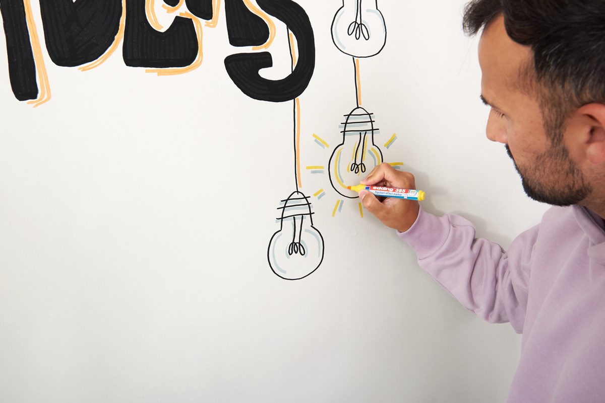 edding 385 Flipchart Effektmarker hellblau (Art.-Nr.: 4-385010)