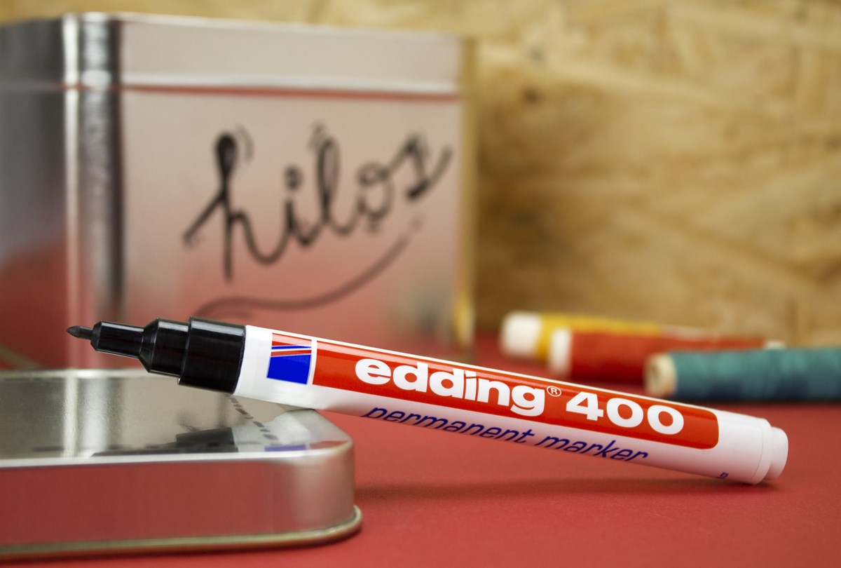 edding 400 Permanentmarker gelb, Rundspitze 1 mm (Art.-Nr.: 4-400005)