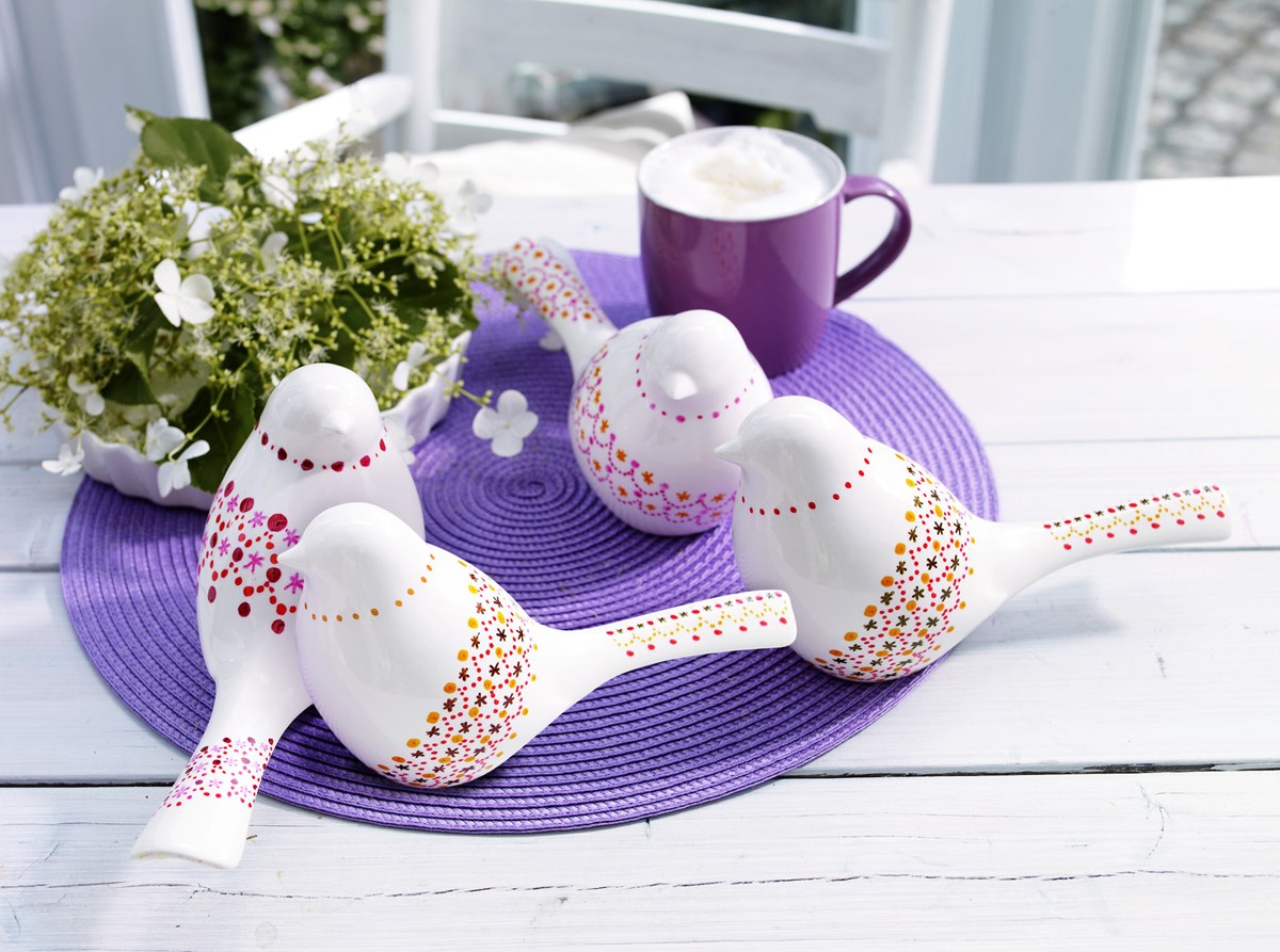 edding 4200 Porzellanpinselstift 6er Set warm sortiert, Pinselspitze 1-4 mm (Art.-Nr.: 4-4200-6999)