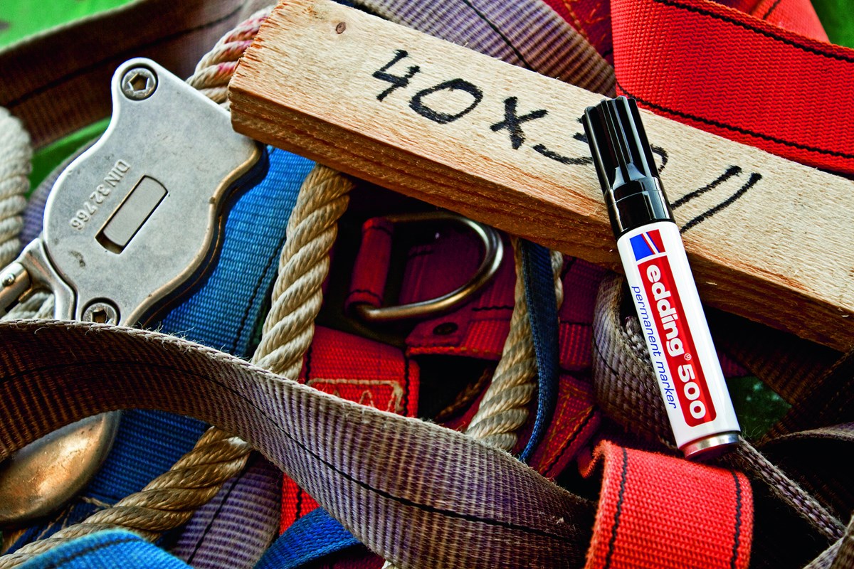 edding 500 Permanentmarker hellblau, Keilspitze 2-7 mm (Art.-Nr.: 4-500010)