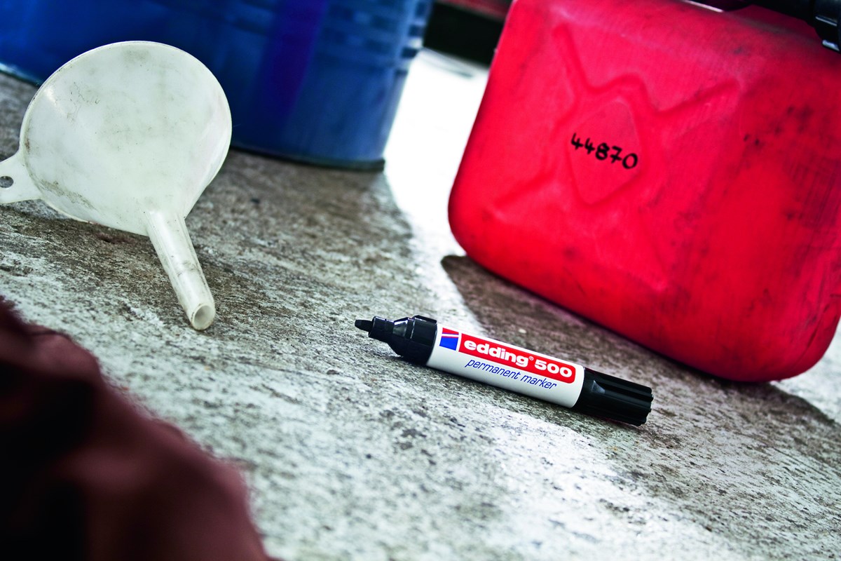 edding 500 N Ersatzspitzen für Permanentmarker, Keilspitze 2-7 mm, 10 Stück (Art.-Nr.: 4-500N)