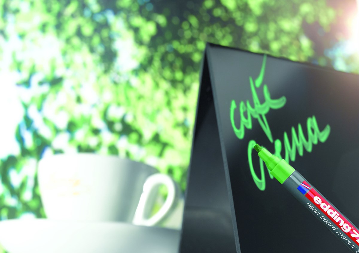 edding 725 Neon-Boardmarker neongelb, Keilspitze 2-5 mm (Art.-Nr.: 4-725065)