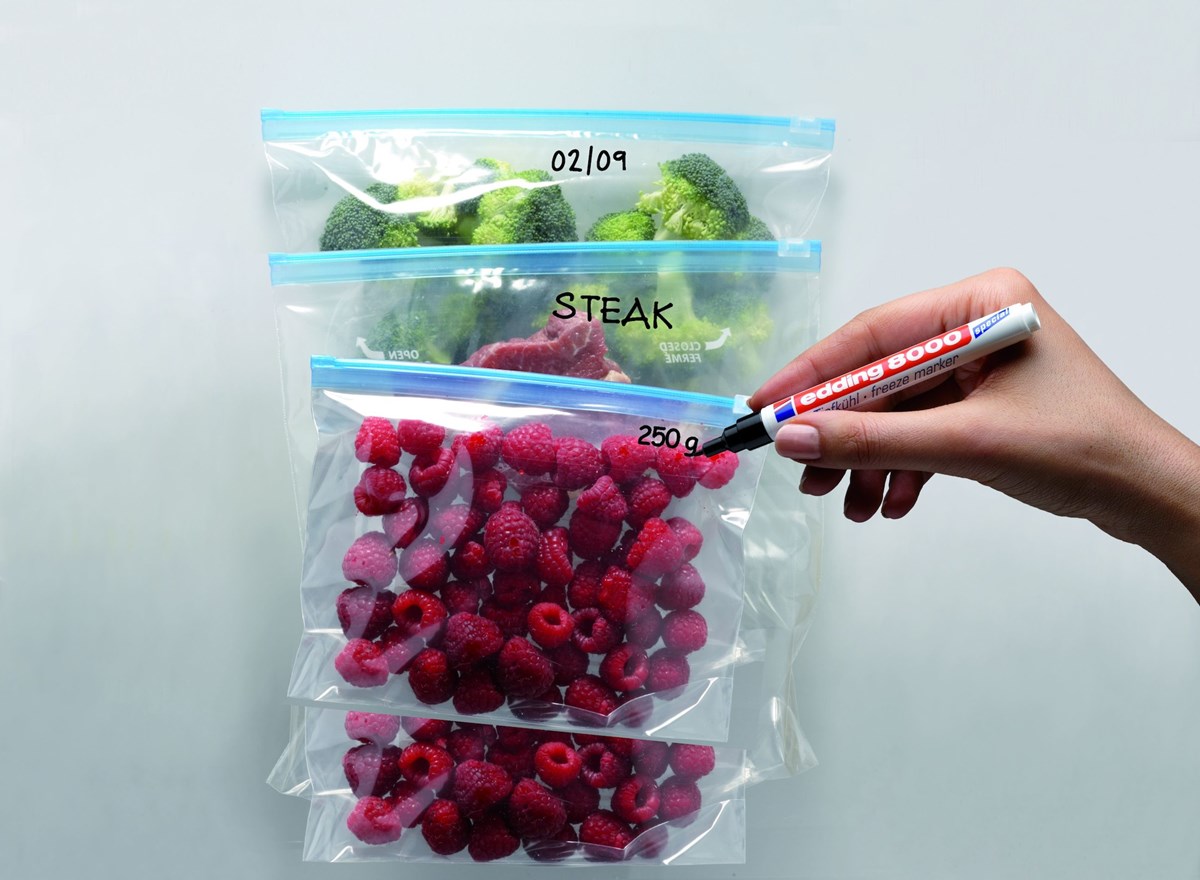 edding 8000 Tiefkühlmarker schwarz, Rundspitze 1 mm (Art.-Nr.: 4-8000-1-4001)