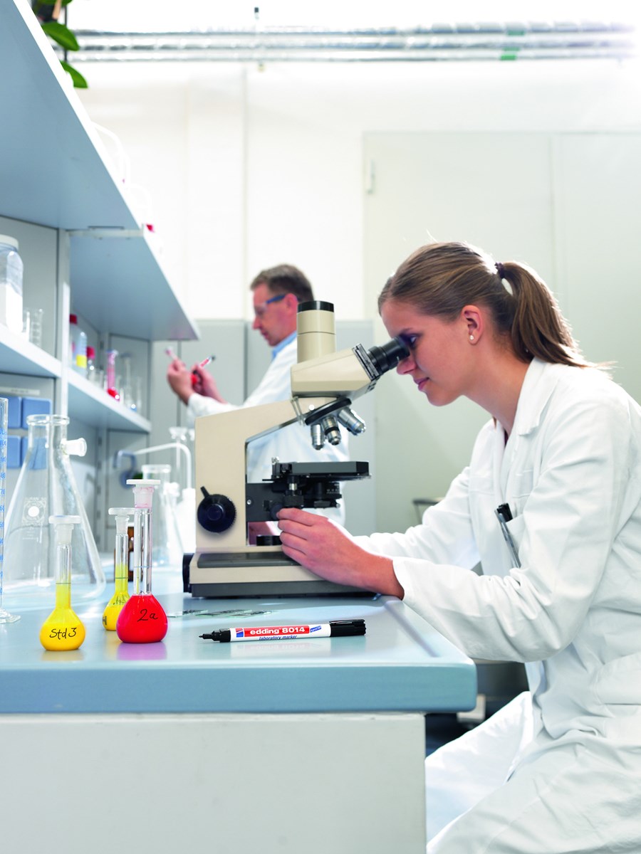 edding 8014 Labormarker Schwarz, Rundspitze 1 mm (Art.-Nr.: 4-8014)