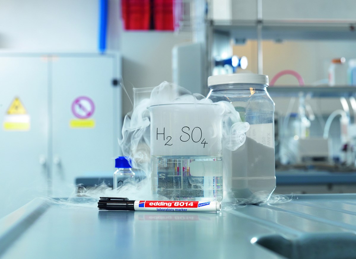 edding 8014 Labormarker Schwarz, Rundspitze 1 mm (Art.-Nr.: 4-8014)