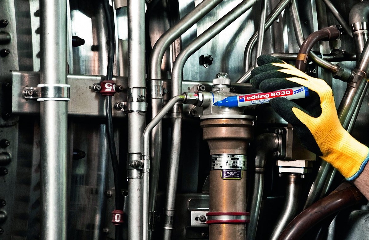 edding 8030 NLS High-Tech Marker blau (violett), Rundspitze 1,5-3 mm (Art.-Nr.: 4-8030003)