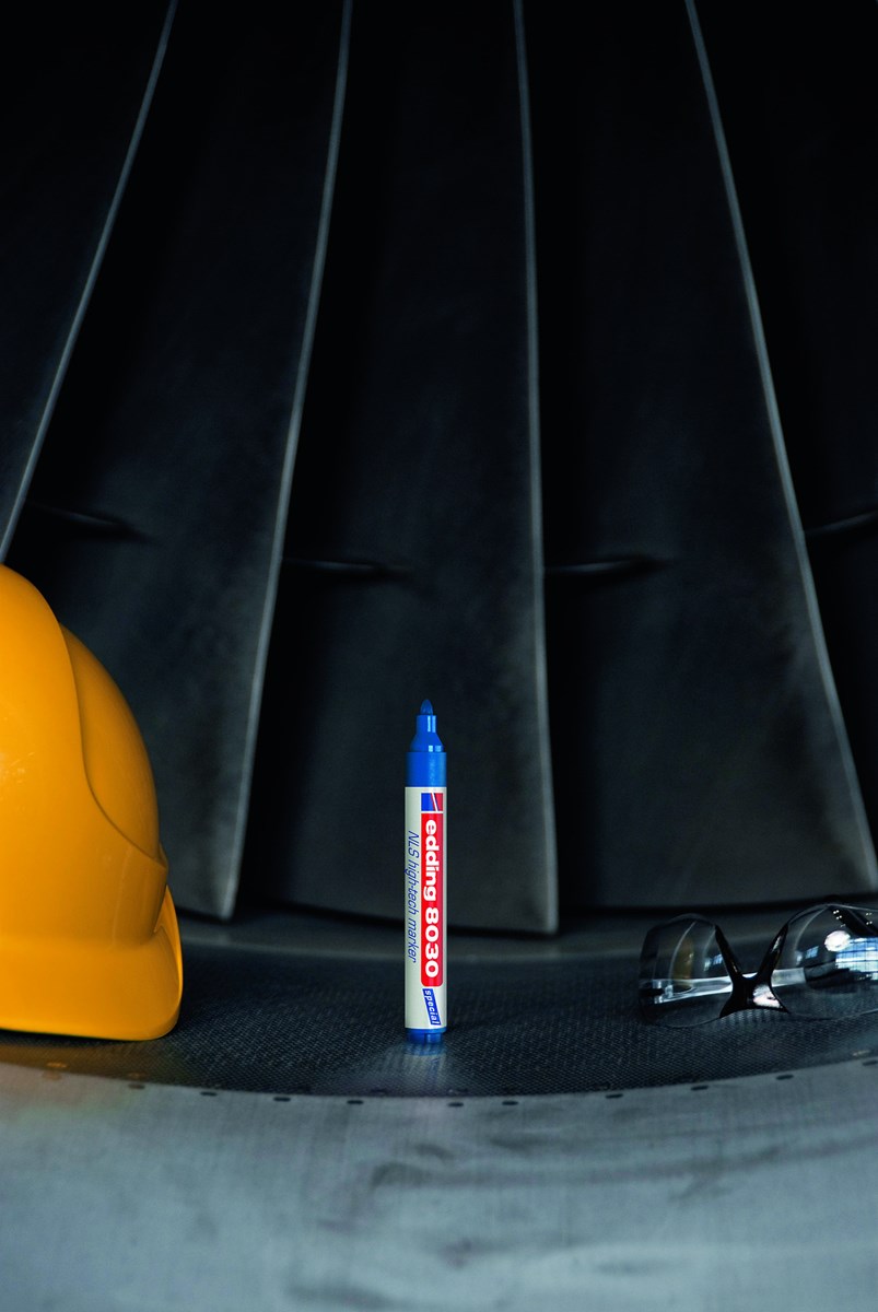 edding 8030 NLS High-Tech Marker blau (violett), Rundspitze 1,5-3 mm (Art.-Nr.: 4-8030003)