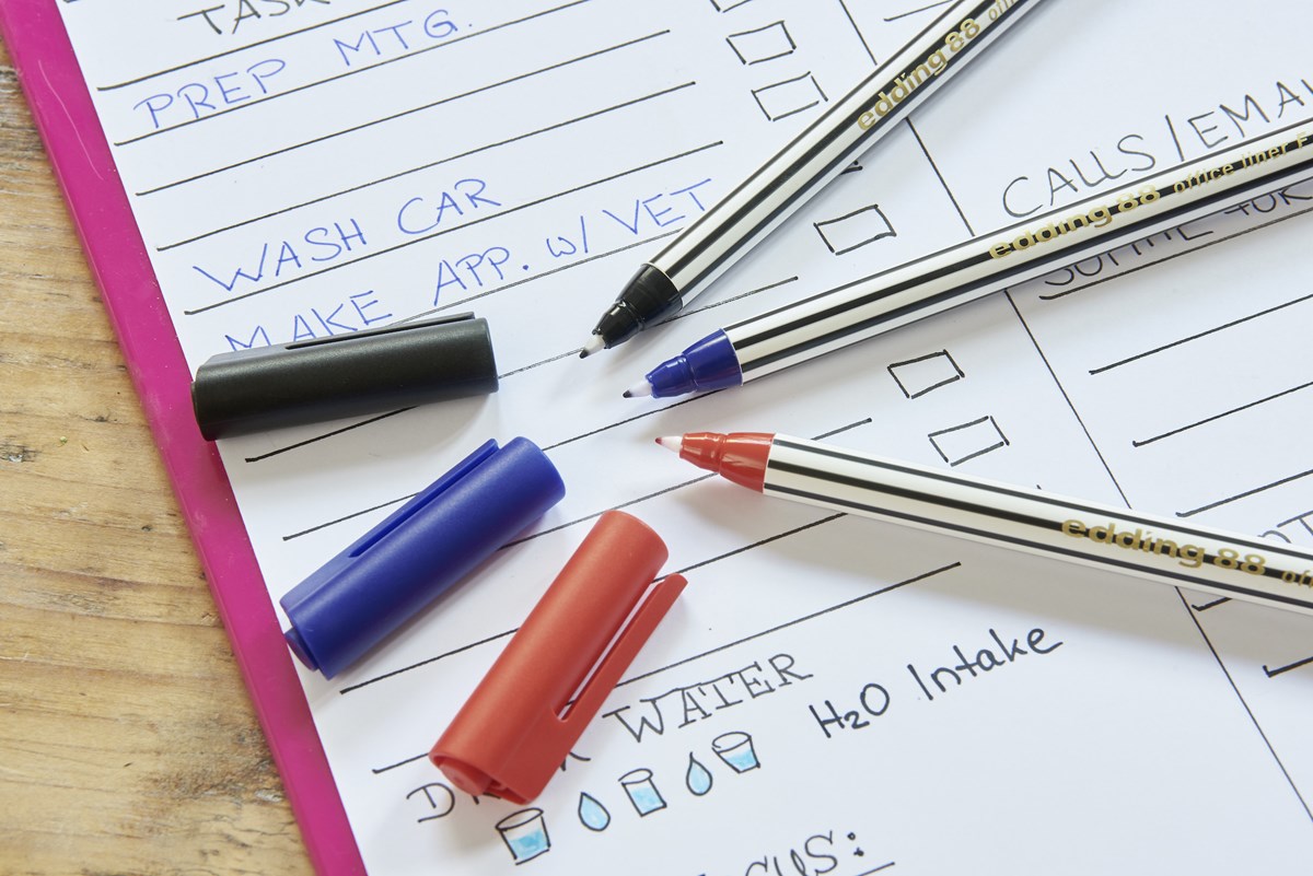 edding 88 F Office Fineliner F blau, Rundspitze 0,6 mm (Art.-Nr.: 4-88003)