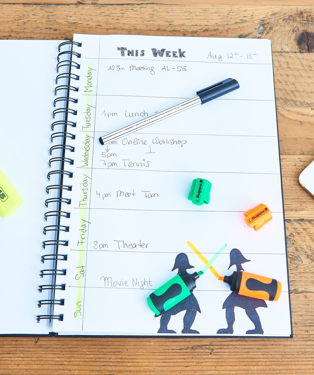 edding 89 EF Office Fineliner EF 10er Set sortiert, Kunststoffspitze 0,3 mm (Art.-Nr.: 4-89-10)