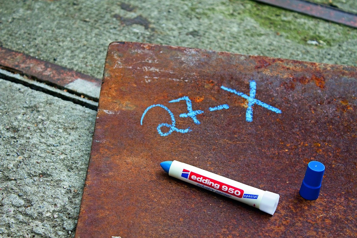 edding 950 Industrie Pastenmarker blau, Pastenspitze bis 10 mm (Art.-Nr.: 4-950003)